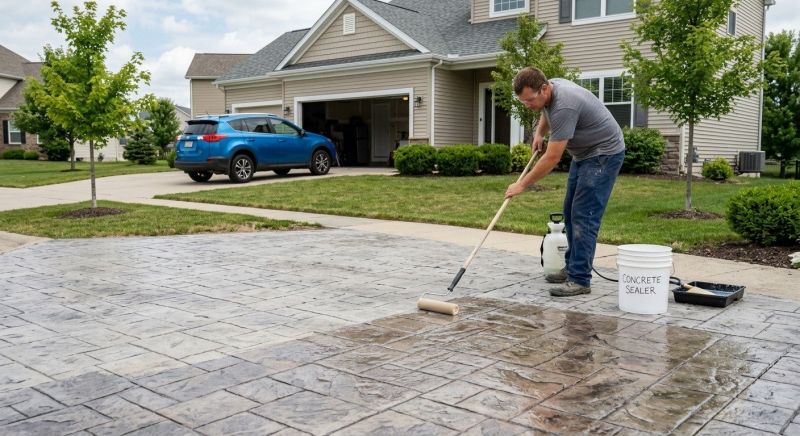 Porch Concrete Sealing in Kansas City, KS